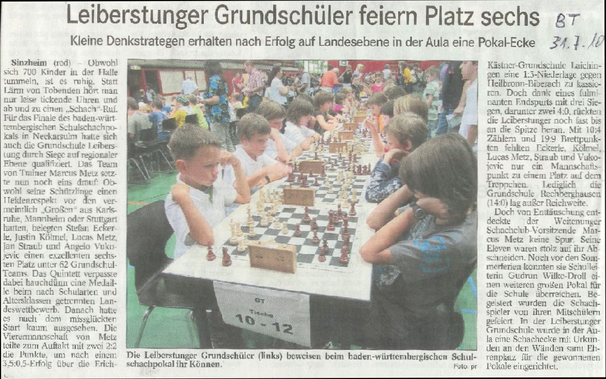 BW-Grundschulmeisterschaft Neckarsulm